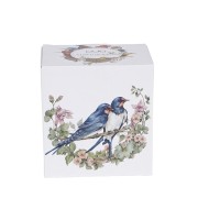 Kubek z Zaparzaczem i Pokrywką Porcelana JASKÓŁKI Jaskółka 400 ml
