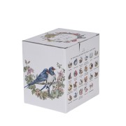 Kubek z Zaparzaczem i Pokrywką Porcelana JASKÓŁKI Jaskółka 400 ml