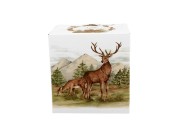 Kubek z Zaparzaczem i Pokrywką Porcelana JELENIE Jeleń 400 ml