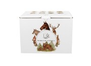 Kubek z Zaparzaczem i Pokrywką Porcelana JELENIE Jeleń 400 ml