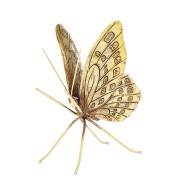 Figurka Dekoracyjna Motyl Złoty Glamour Modern 13 cm