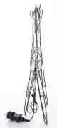Renifer Świecący LED Figurka Świąteczna Czarna 51 cm z Kablem