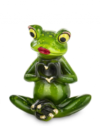 FIGURKA PANI ŻABA Z SERCEM PREZENT WALENTYKI 8,5x7,5x6