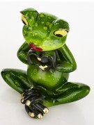FIGURKA PANI ŻABA Z SERCEM PREZENT WALENTYKI 8,5x7,5x6