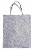 Torba Filcowa Na Prezent Świąteczna Merry Christmas Szara Duża 57x34 cm