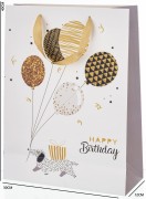 Torba Prezentowa Urodzinowa Happy Birthday Piesek Balony 40x30x12 cm
