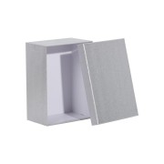 Pudełko Prezentowe Srebrne 36,4×28,2×16,5cm