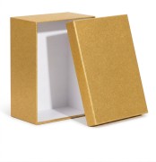 Pudełko Prezentowe Złote 25,7×18,2×11,7cm