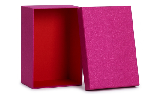 Pudełko Prezentowe Purpurowe Fuksjowe 31,7×24,2×14,8cm