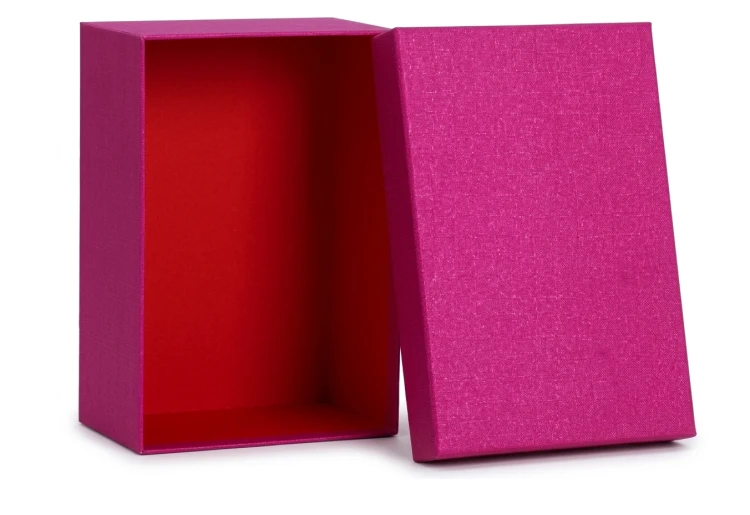 Pudełko Prezentowe Purpurowe Fuksjowe 25,7×18,2×11,7cm