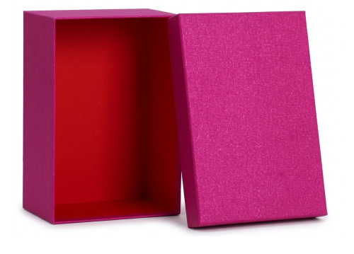 Pudełko Prezentowe Purpurowe Fuksjowe 21,7×14,7×10cm