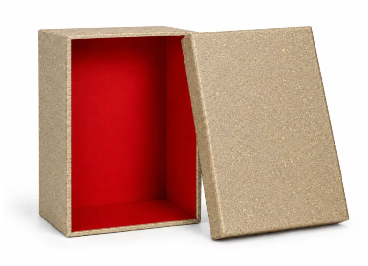 Pudełko Prezentowe Szampański Złoty 25,7×18,2×11,7cm