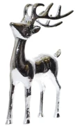 FIGURKA ZŁOTY RENIFER STOJĄCY 20,7X7X31 CM OZDOBA PREZENT