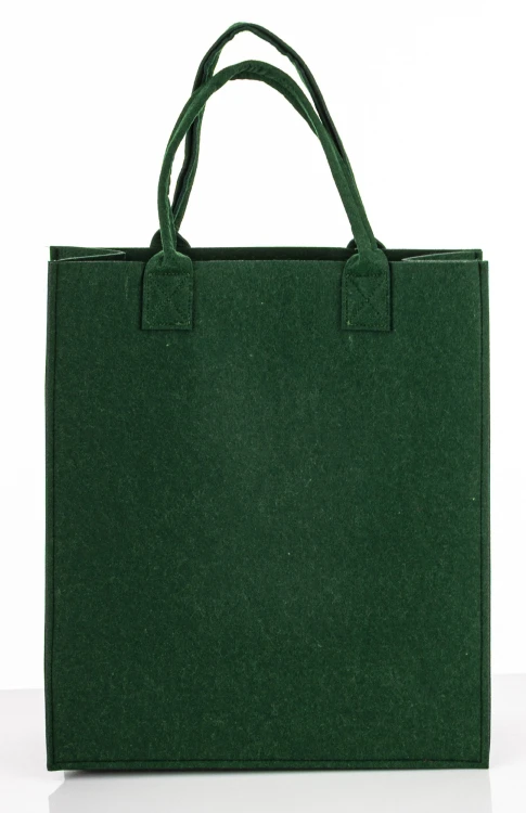 Torba Filcowa Prezentowa Świąteczna Zielona Merry Christmas 57 cm